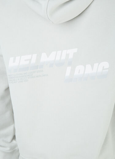 LN-CC® - Helmut Lang: Hooded Sweatshirt - Grey Helmut Lang Hooded Sweatshirt Grey hlm0145002
