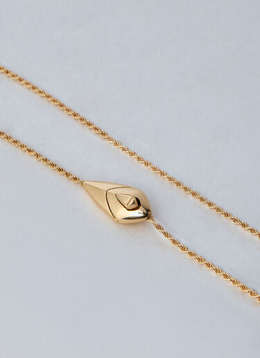 LN-CC® - Bottega Veneta: Rana Pearl Necklace - Gold Bottega Veneta Rana Pearl Necklace Gold bov0260035