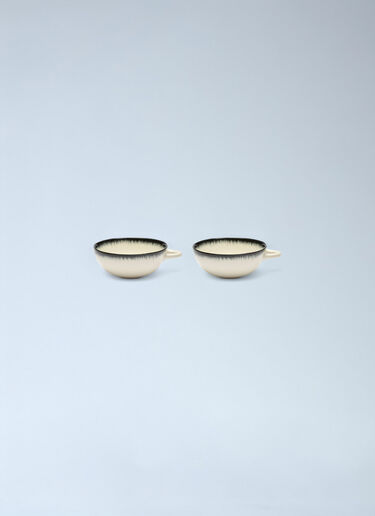 Serax x Ann Demeulemeester Set Of Two Dé Espresso Cups White wps0691783
