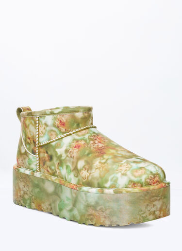 LN-CC® - UGG Collina Strada: Mini Platform Boots - Green UGG Collina Strada Mini Platform Boots Green ucs0258006