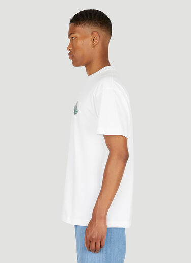 LN-CC® - Soulland: Tilting Logo T-Shirt - White Soulland Tilting Logo T-Shirt White sld0149006