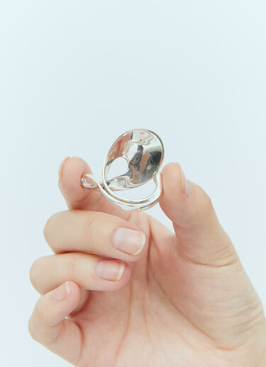 LN-CC® - Milko Boyarov: Twirled Drop Ring - Silver Milko Boyarov Twirled Drop Ring Silver mkb0354006