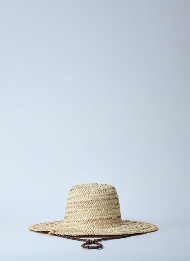 LN-CC® - Miu Miu: Palmetto Hat - Beige Miu Miu Palmetto Hat Beige miu0256032