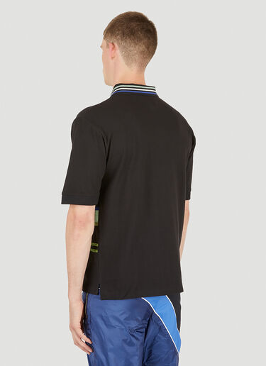 LN-CC® - Ahluwalia Studio: Buke Short Sleeve Polo Shirt - Black Ahluwalia Studio Buke Short Sleeve Polo Shirt Black ahl0150003