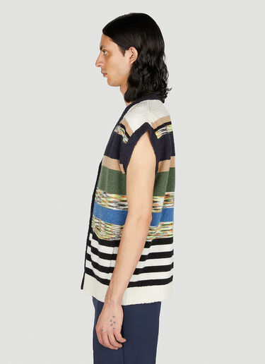 LN-CC® - Soulland: Alert And Fresh Sleeveless Cardigan - Multicolour Soulland Alert And Fresh Sleeveless Cardigan Multicolour sld0352001