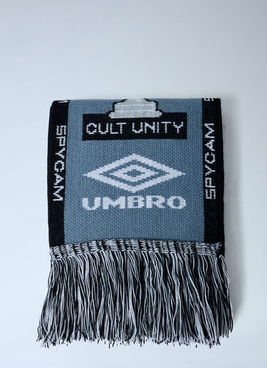 Umbro 프린지 장식의 위븐 로고 스카프 블랙 umb0162002