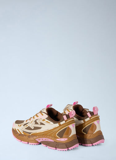 LN-CC® - Off-White: Be Right Back Sneakers - Brown Off-White Be Right Back Sneakers Brown ofw0262067