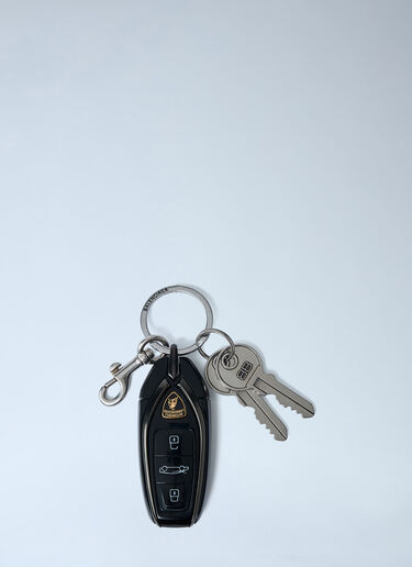 LN-CC® - Balenciaga x Lamborghini: Logo Charm Keyring - Silver Balenciaga x Lamborghini Logo Charm Keyring Silver bll0162012