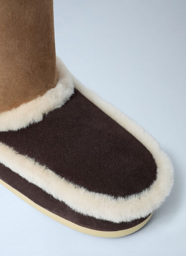 LN-CC® - Moon Boot: EVX Patch Low Boots - Brown Moon Boot EVX Patch Low Boots Brown mnb0362013