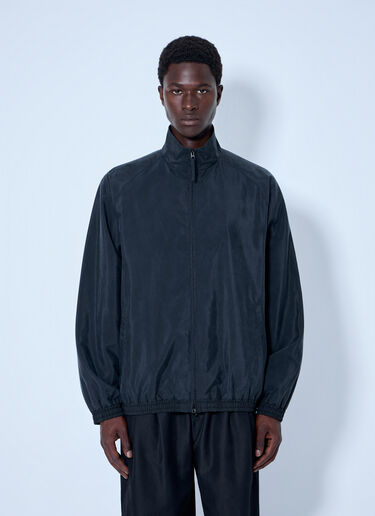 LN-CC® - ssstein: Silk Nylon Track Jacket - Black ssstein Silk Nylon Track Jacket Black sss0164006