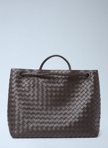 Bottega Veneta ラージ アンディアモ ハンドバッグ ブラウン bov0254058