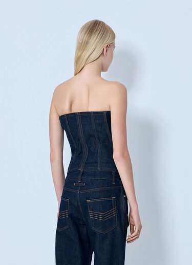 LN-CC® - Jean Paul Gaultier: 牛仔束身衣 - 蓝色 Jean Paul Gaultier 牛仔束身衣 蓝色 jpg0264005