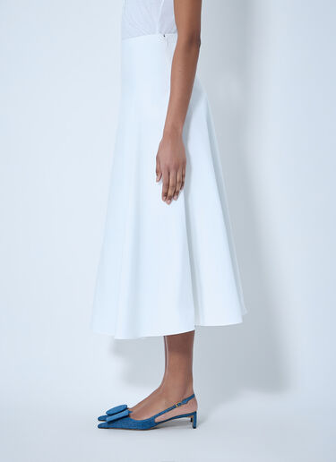 Jacquemus A-line Midi Skirt White jac0264015