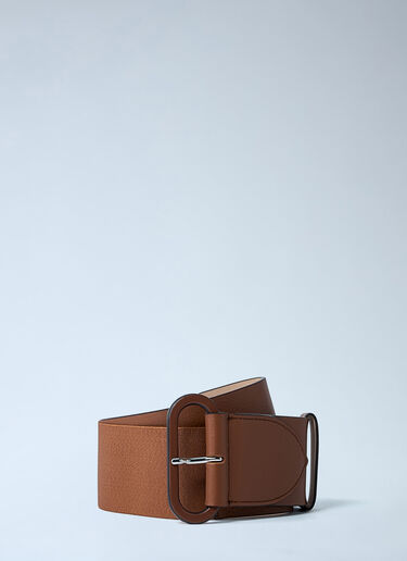 Max Mara Leather Belt Brown max0261031