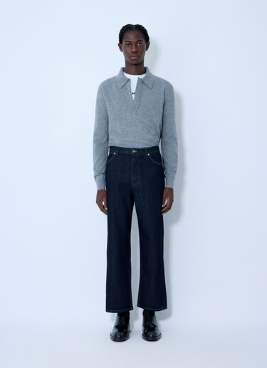 LN-CC® - Jil Sander: Wool Sweater - Grey Jil Sander Wool Sweater Grey jil0163010