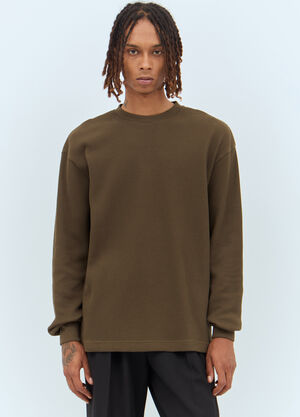 LN-CC® - Burberry: EKD Waffle Knit Top - Brown Burberry EKD Waffle Knit Top Brown bur0157017