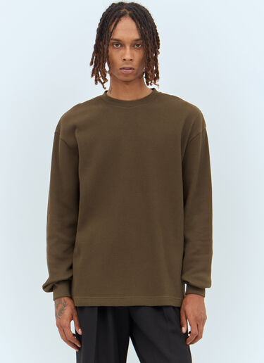 LN-CC® - Burberry: EKD Waffle Knit Top - Brown Burberry EKD Waffle Knit Top Brown bur0157017