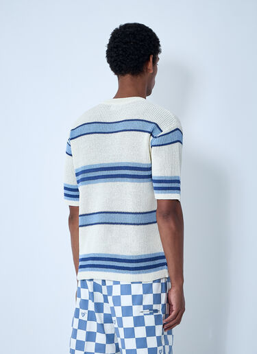 HUMAN MADE Striped Knit Top Blue hmd0161005