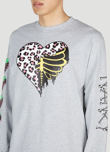 LN-CC® - Nancy: Emo Sweatshirt - Grey Nancy Emo Sweatshirt Grey ncy0153004