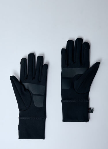 LN-CC® - Moncler Grenoble: Touch Screen Jersey Gloves - Black Moncler Grenoble Touch Screen Jersey Gloves Black mog0259004