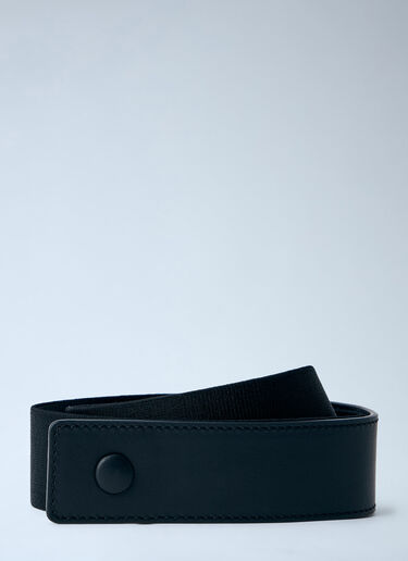 Max Mara Elasticated Webbing Belt  Black max0264316