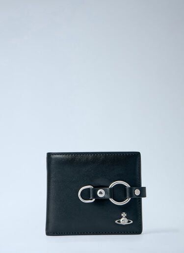 LN-CC® - Vivienne Westwood: Man. Bondage Billfold Wallet - Black Vivienne Westwood Man. Bondage Billfold Wallet Black vvw0164004