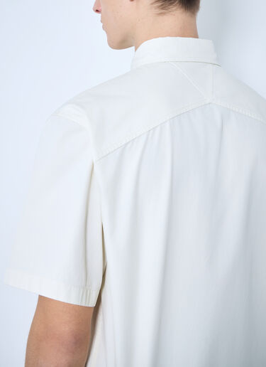 LN-CC® - Bottega Veneta: Light-Cotton Twill Shirt - White Bottega Veneta Light-Cotton Twill Shirt White bov0159008