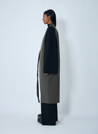 Rick Owens ウール ドレープ ウエストコート   グレー ric0262001