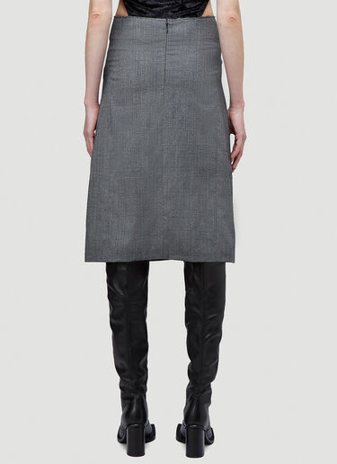 LN-CC® - Vetements: Tailored Pencil Skirt - Grey Vetements Tailored Pencil Skirt Grey vet0243005