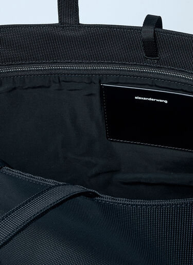 LN-CC® - Alexander Wang: Punch Cotton Tote Bag - Black Alexander Wang Punch Cotton Tote Bag Black awg0259043