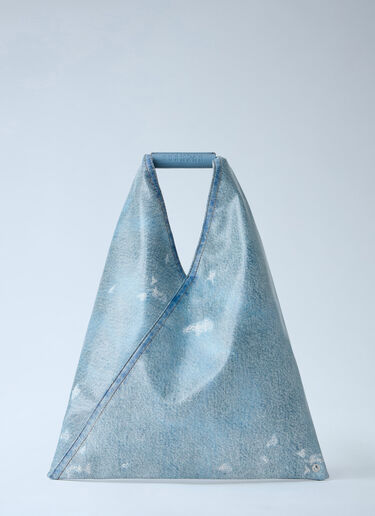 LN-CC® - MM6 Maison Margiela: Small Japanese Handbag - Blue MM6 Maison Margiela Small Japanese Handbag Blue mmm0264057