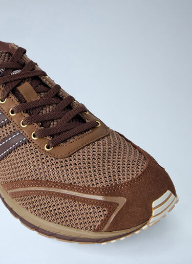 LN-CC® - adidas by Wales Bonner: Adizero Adios Mesh Sneakers - Brown adidas by Wales Bonner Adizero Adios Mesh Sneakers Brown awb0163016