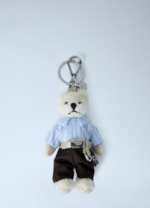 LN-CC® - Prada: Teddy Bear Keyring - White Prada Teddy Bear Keyring White pra0164045