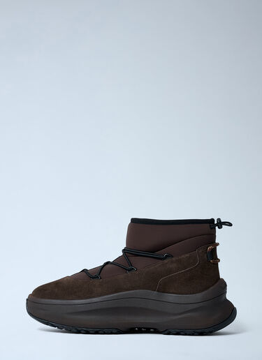 LN-CC® - Moon Boot: MB Moon247 Xlace Mid Boots - Dark Brown Moon Boot MB Moon247 Xlace Mid Boots Dark Brown mnb0162002