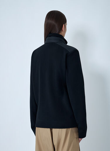 LN-CC® - Moncler Grenoble: Logo Patch Zip-Up Jacket - Black Moncler Grenoble Logo Patch Zip-Up Jacket Black mog0362001
