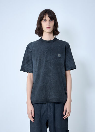 LN-CC® - Stone Island: Logo Patch T-Shirt - Black Stone Island Logo Patch T-Shirt Black sto0164004