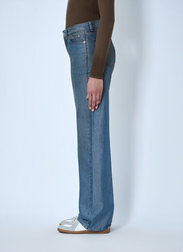 Our Legacy Wide-Leg Denim Trousers Blue our0264032