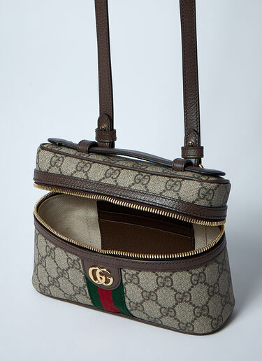 LN-CC® - Gucci: Small Ophidia Vanity Bag - Brown Gucci Small Ophidia Vanity Bag Brown guc0259081