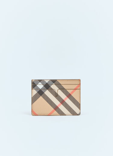 LN-CC® - Burberry: Check Cardholder - Beige Burberry Check Cardholder Beige bur0157047