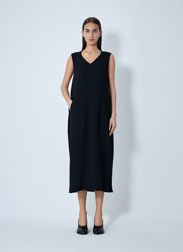 LN-CC® - LIMI feu: Double Knit Midi Dress - Black LIMI feu Double Knit Midi Dress Black yoy0262029