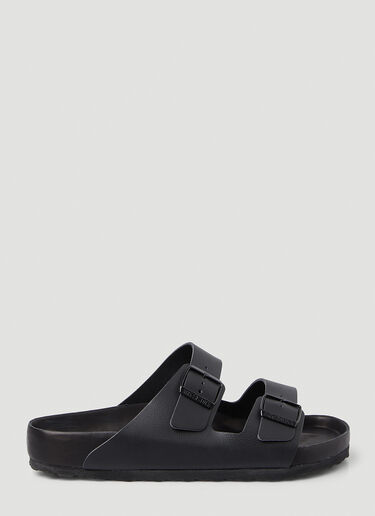 LN-CC® - Birkenstock: Arizona Two Strap Sandals - Black Birkenstock Arizona Two Strap Sandals Black brk0349013