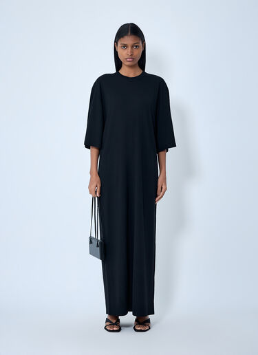 LN-CC® - TOTEME: Knit Tee Dress - Black TOTEME Knit Tee Dress Black tot0263029
