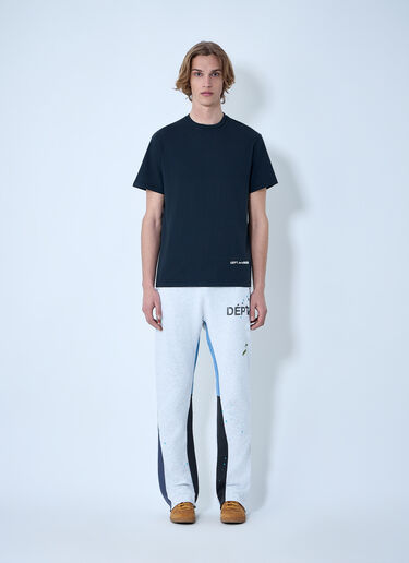 LN-CC® - Gallery Dept.: Logo Painted Flare Sweatpants - Grey Gallery Dept. Logo Painted Flare Sweatpants Grey gdp0163012