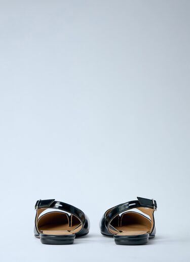 Maison Margiela Tabi Flat Slingback Black mla0264058