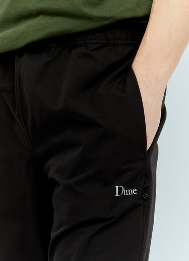 LN-CC® - Dime: 경량 지퍼 트랙 팬츠 - 블랙 Dime 경량 지퍼 트랙 팬츠 블랙 dmt0154014
