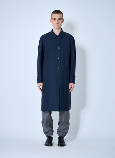 LN-CC® - Miu Miu: Single-Breasted Mohair Coat - Navy Miu Miu Single-Breasted Mohair Coat Navy miu0160001