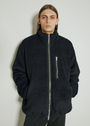Song for the Mute Painted Sherpa Jacket Black sfm0154002