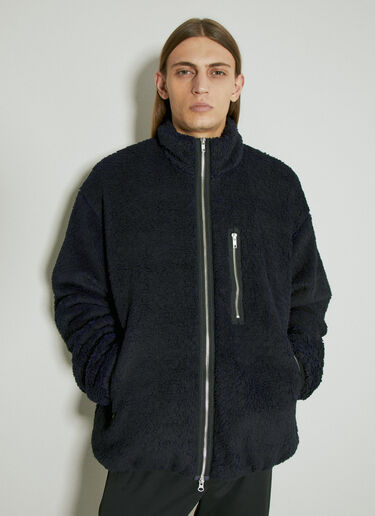 Song for the Mute Painted Sherpa Jacket Black sfm0154002
