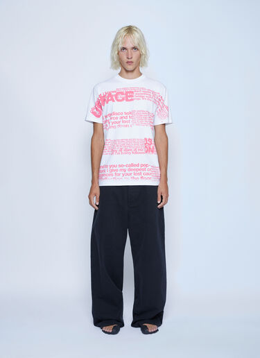LN-CC® - Mechatok x LN-CC: Expression On Your Face T-Shirt - White Mechatok x LN-CC Expression On Your Face T-Shirt White mec0362003