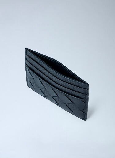 LN-CC® - Bottega Veneta: Intrecciato Leather Card Holder - Black Bottega Veneta Intrecciato Leather Card Holder Black bov0163009